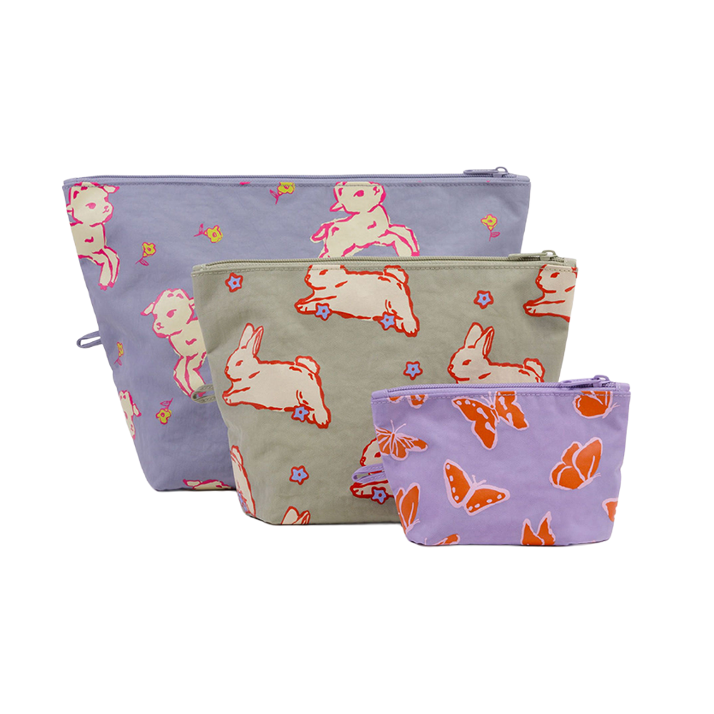 Baggu Go Pouch Spring Animals