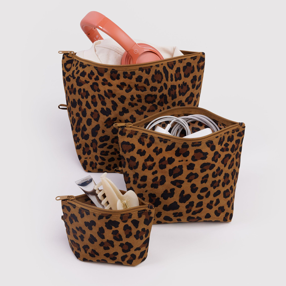 Baggu Go Pouch Leopard