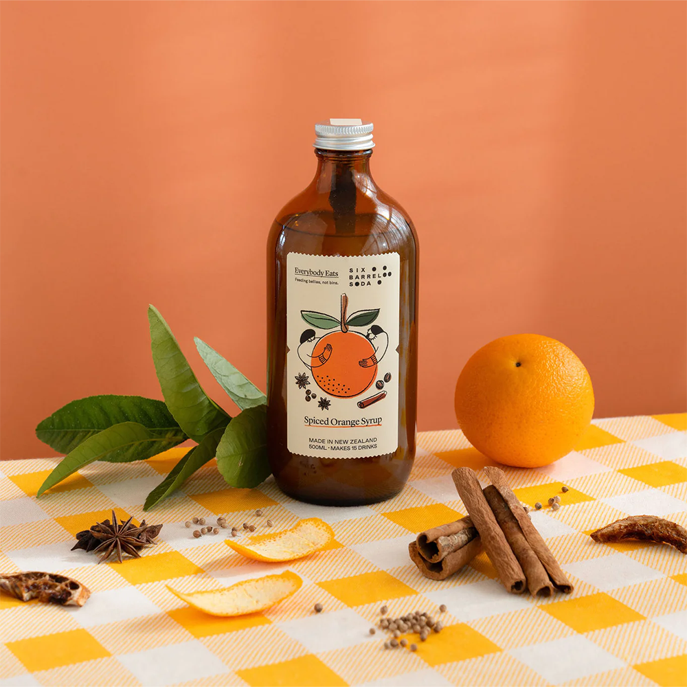 Six Barrel Soda x Everybody Eats Spiced Orange Syrup Limited Edition