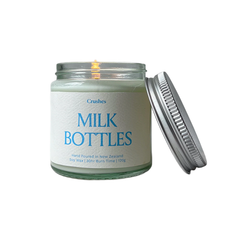 Crushes Scented Candle Milk Bottles 120g