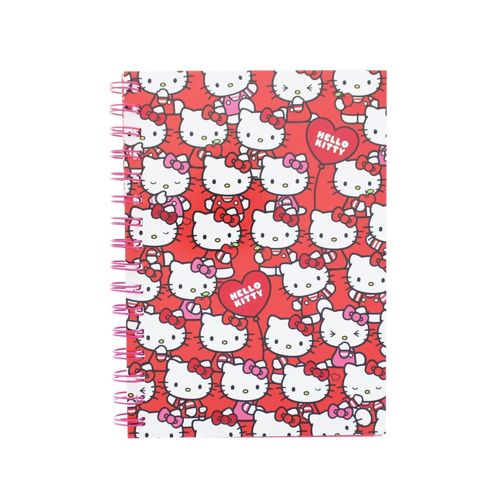 Hello Kitty A5 Notebook Hearts and Bows