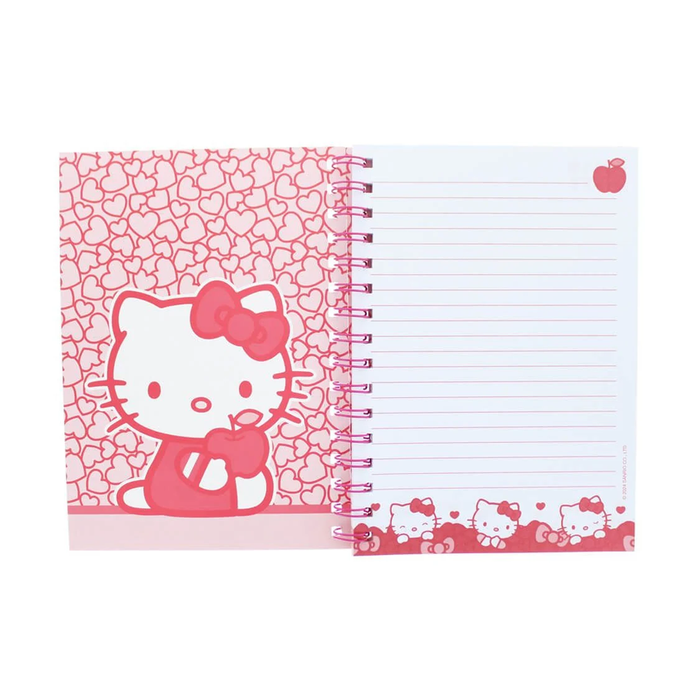 Hello Kitty A5 Notebook Hearts and Bows