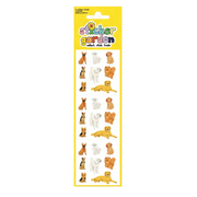 Sticker Garden Sheet Glossy Various Dog Fun