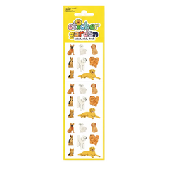 Sticker Garden Sheet Glossy Various Dog Fun