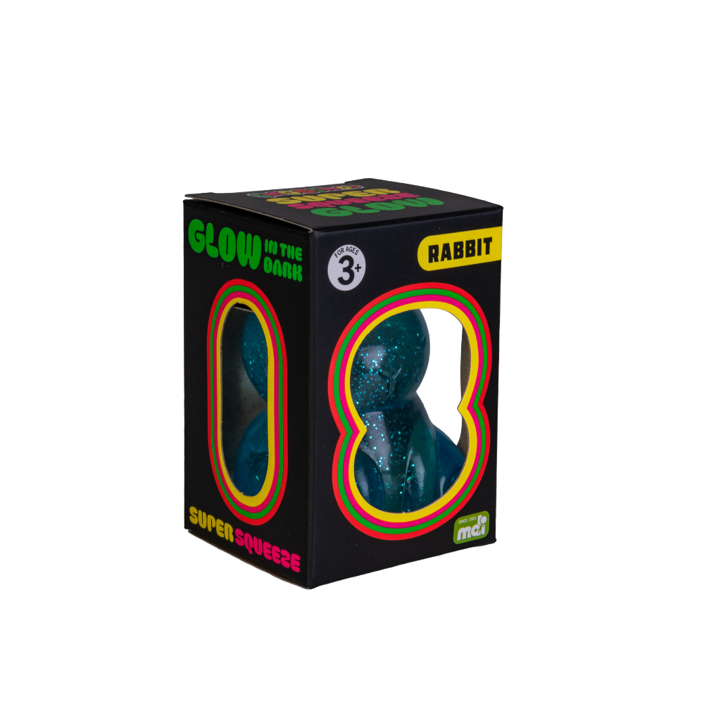 Smoosho's Super Squeeze Glow in the Dark Rabbit