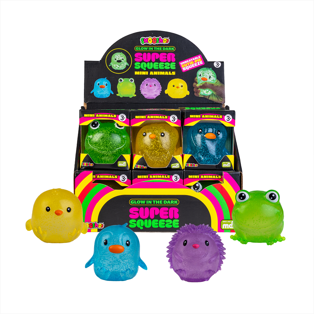 Smoosho's Super Squeeze Glow in the Dark Animal Assorted