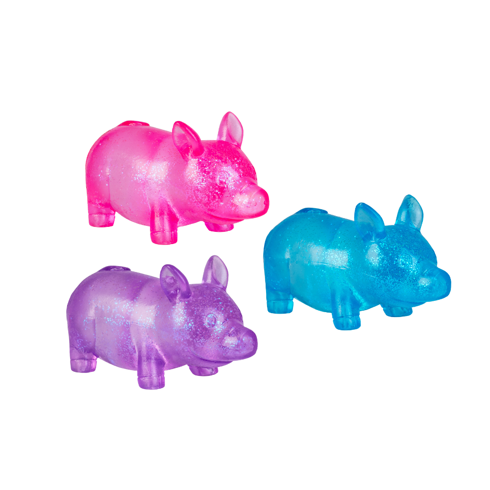 Smoosho's Super Squeeze Glow in the Dark Pig Assorted