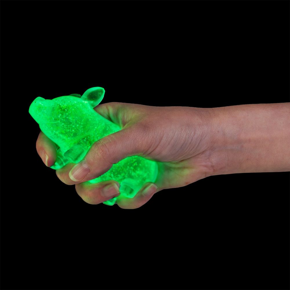 Smoosho's Super Squeeze Glow in the Dark Pig Assorted