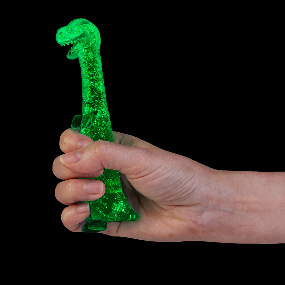 Smoosho’s Super Glow-in-the-dark Stretchy Dino Assorted
