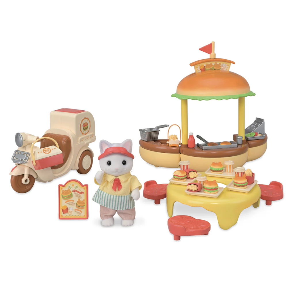 Sylvanian Families Hamburger Stand Set