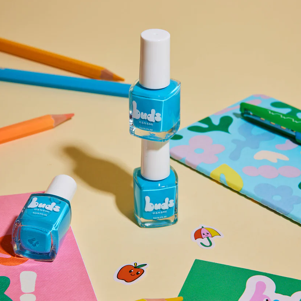 Hanami Buds Non-Toxic Kids Nail Polish Sky