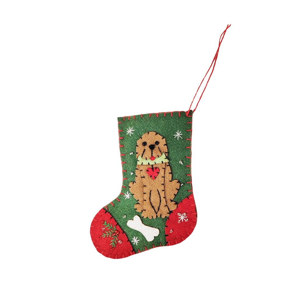 Hanging Christmas Decoration Stocking Assorted Cat or Dog