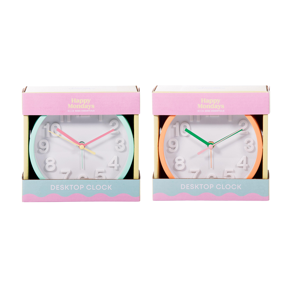 Happy Mondays Desktop Clock Assorted