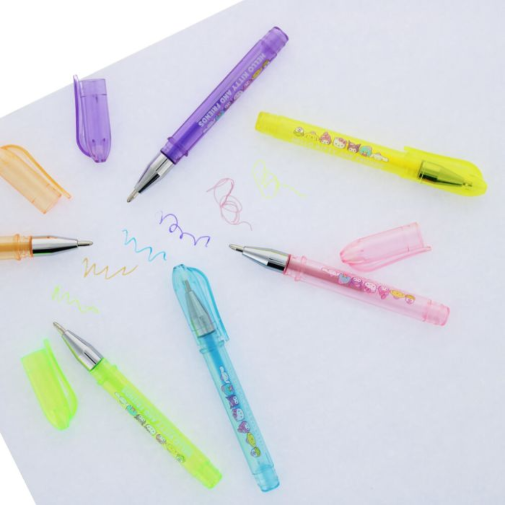 Hello Kitty Snack Shop Gel Pens Set of 6
