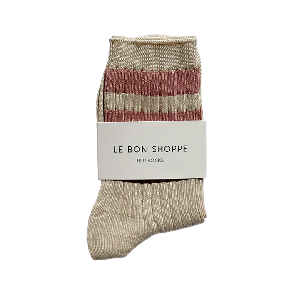 Le Bon Shoppe Socks Her Varisty Rose
