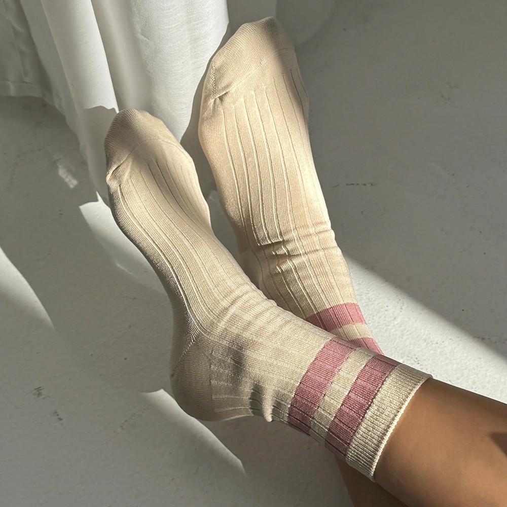 Le Bon Shoppe Socks Her Varisty Rose