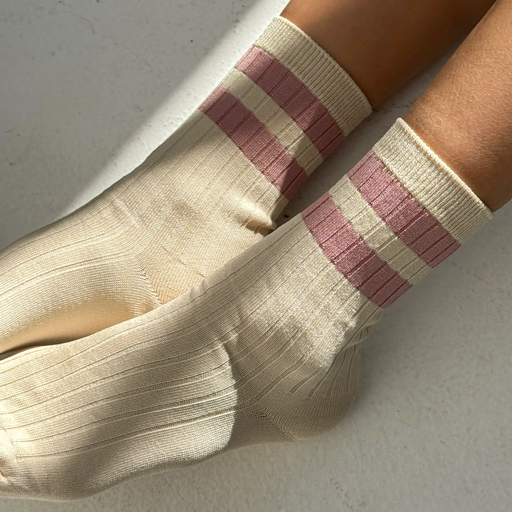 Le Bon Shoppe Socks Her Varisty Rose