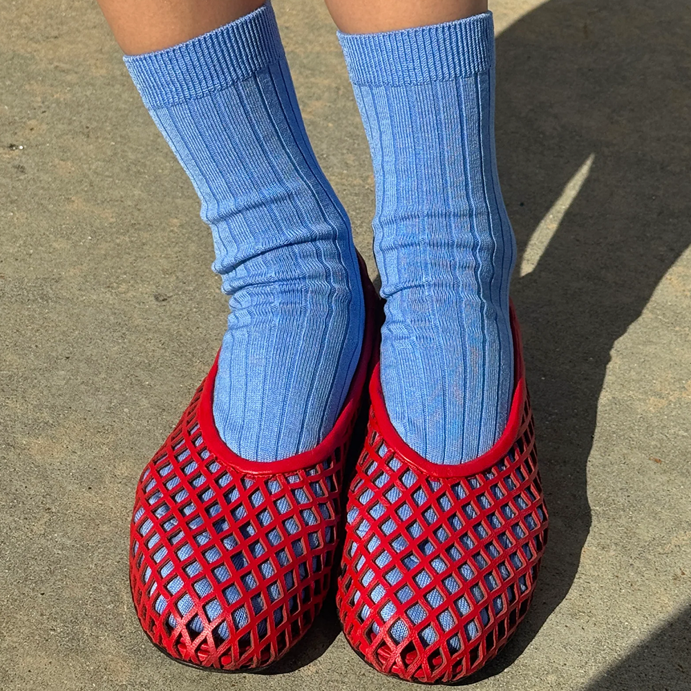 Le Bon Shoppe Her Socks Periwinkle
