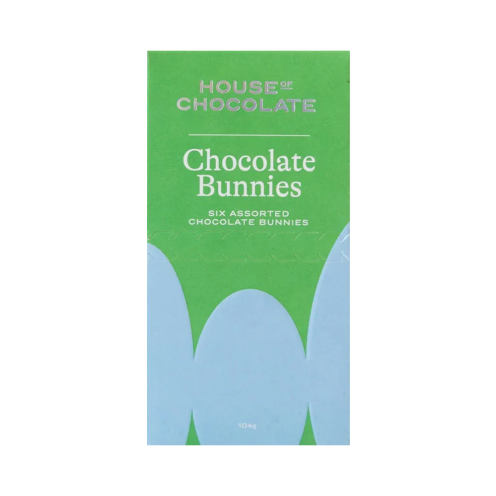 House of Chocolate Easter Bunnies in Box