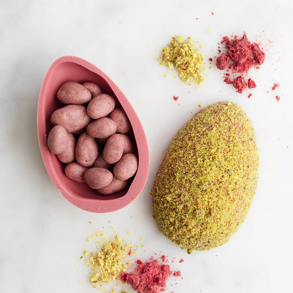 House of Chocolate Easter Ruby Pistachio White Chocolate Egg