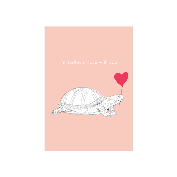 Iko Iko Animal Pun Card Turtle