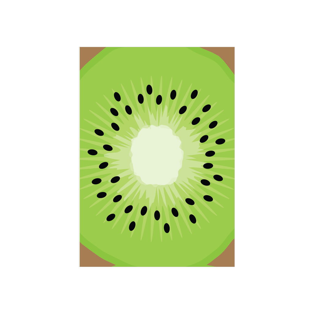 Iko Iko Kiwiana Food Card Kiwifruit