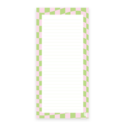 Iko Iko Notepad Checks Pink Green