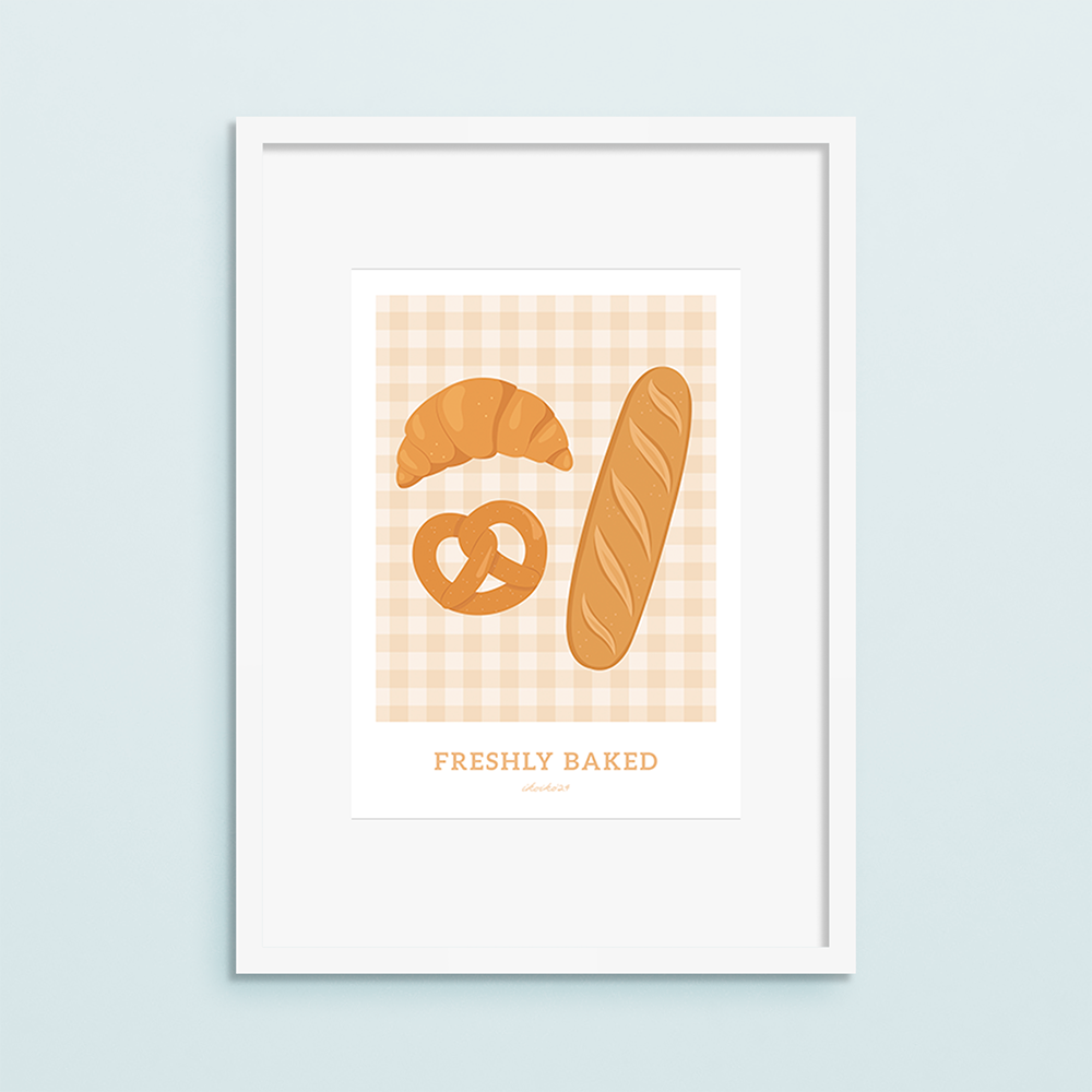 Iko Iko A4 Art Print Freshly Baked