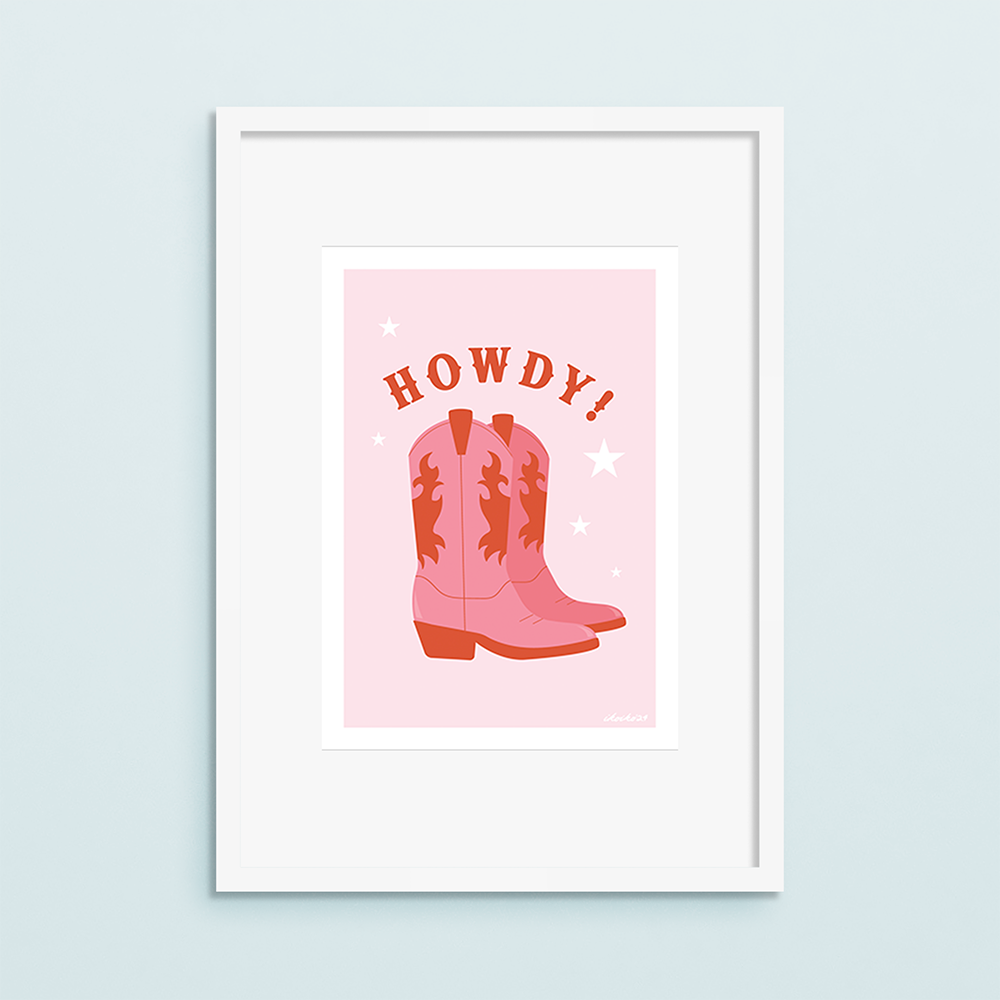 Iko Iko A4 Art Print Howdy!