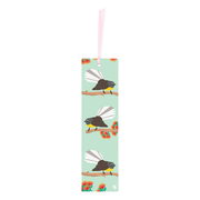 Iko Iko Double Sided Bookmark Kiwiana NZ Bird Pīwakawaka
