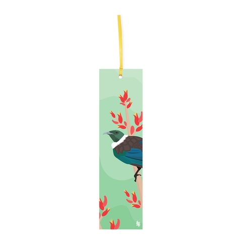 Iko Iko Double Sided Bookmark Kiwiana NZ Bird Tūī