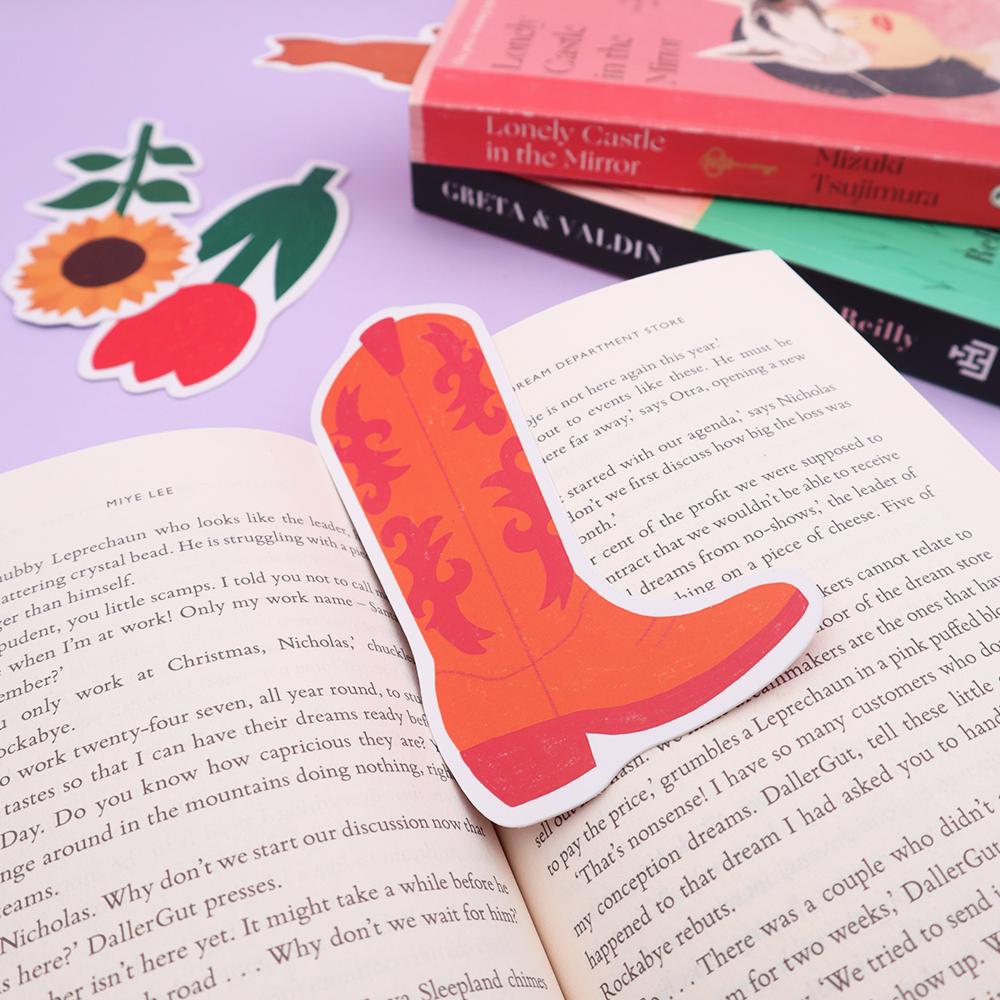 Iko Iko Cut Out Bookmark Cowboy Boot