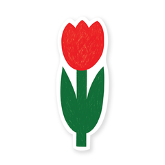Iko Iko Cut Out Bookmark Tulip