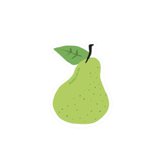 Iko Iko Fun Size Sticker Pear