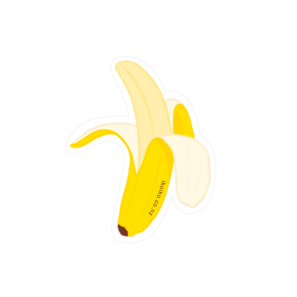 Iko Iko Fun Size Sticker Peeled Banana