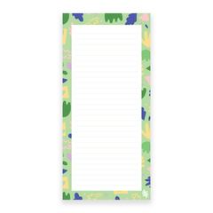 Iko Iko Notepad Abstract Leaf Light Green