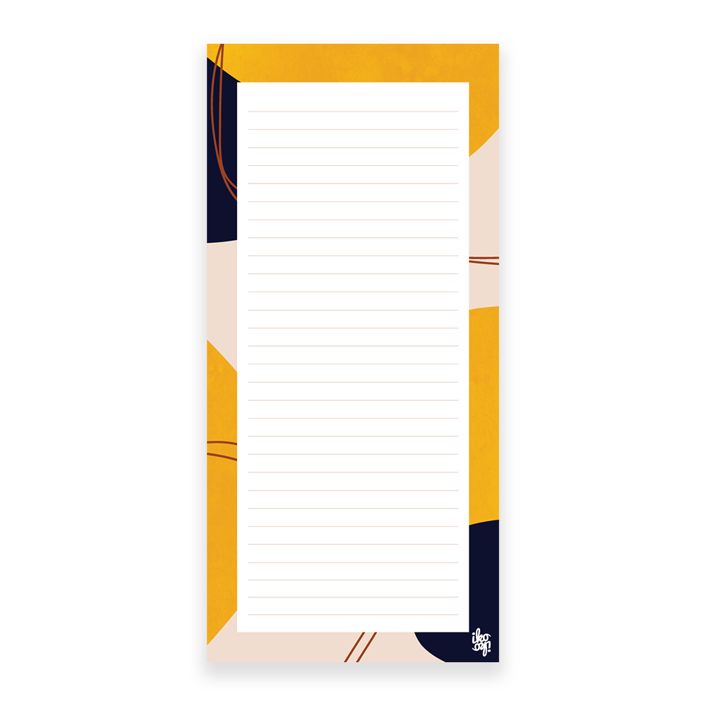 Iko Iko Notepad Organic Forms