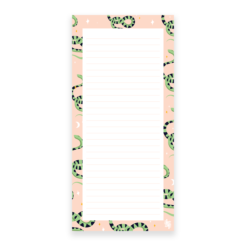 Iko Iko Notepad Solstice Snakes