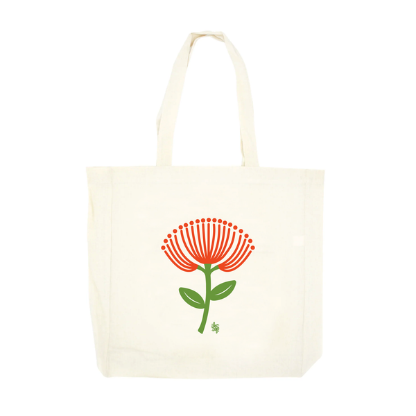 Iko Iko Simple Tote NZ Pōhutukawa