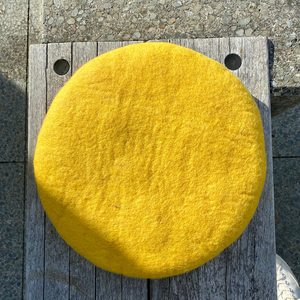 Tush Cush Cushion Mustard Yellow