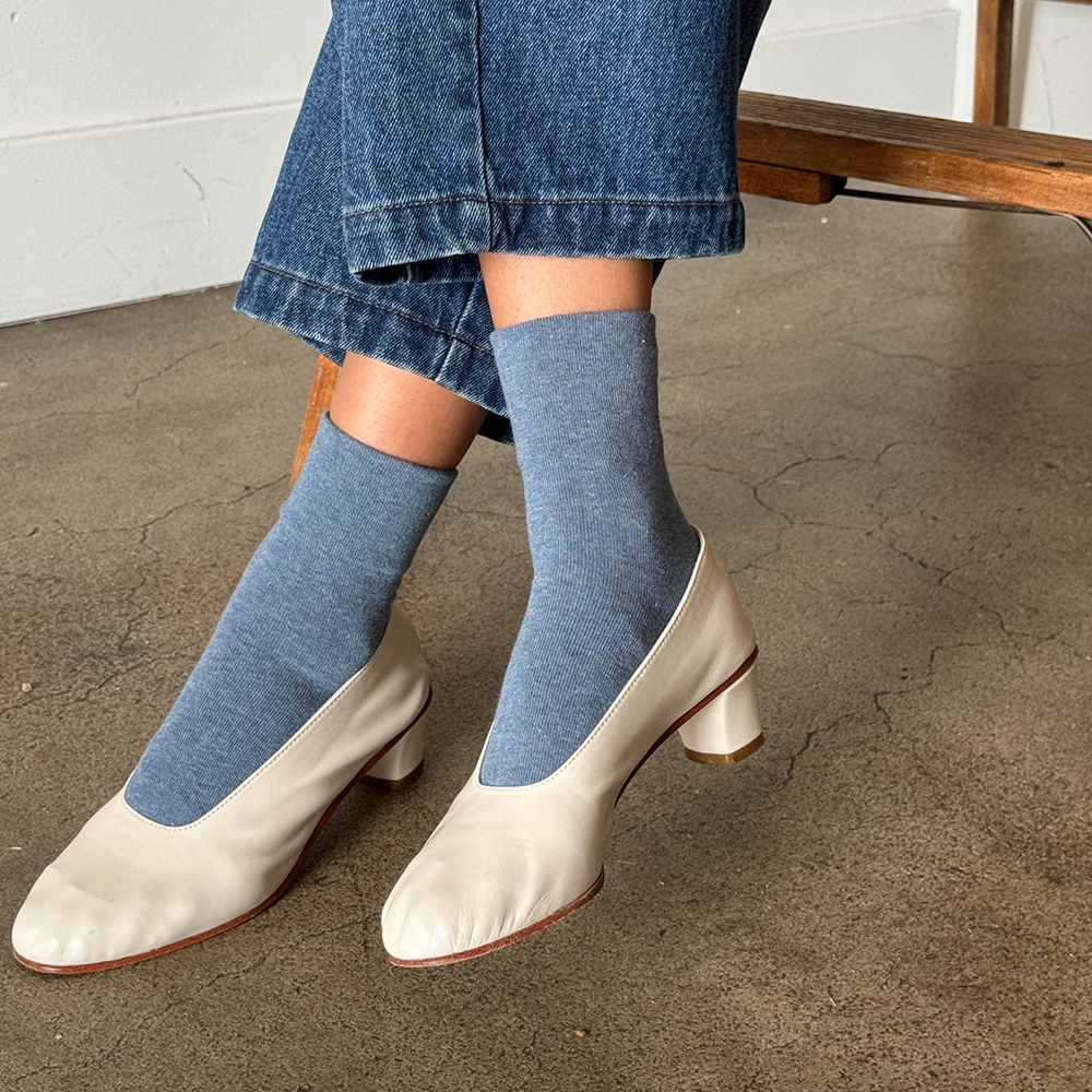 Le Bon Shoppe Socks Sneaker Denim