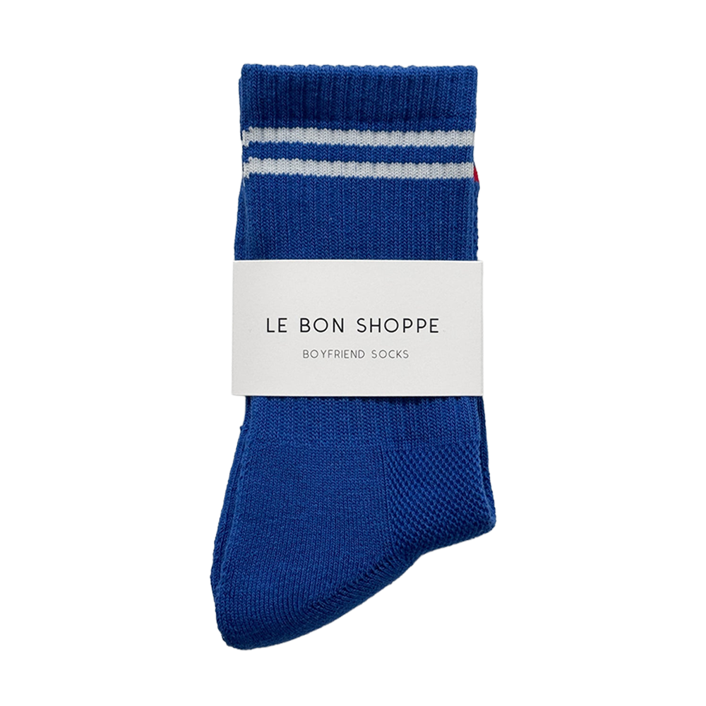 Le Bon Shoppe Socks Boyfriend Cobalt