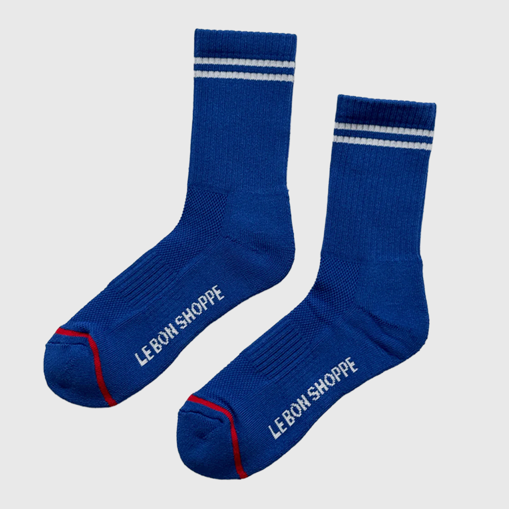 Le Bon Shoppe Socks Boyfriend Cobalt