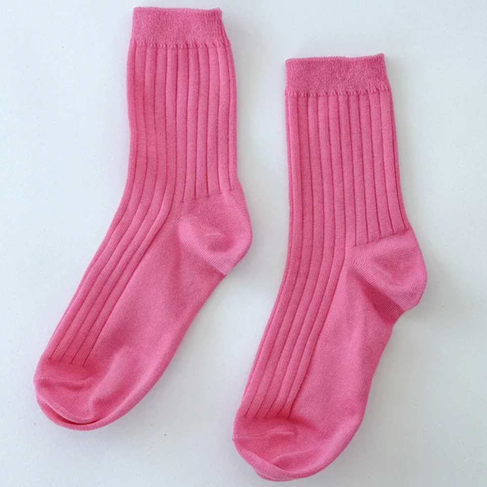 Le Bon Shoppe Her Socks Bright Pink