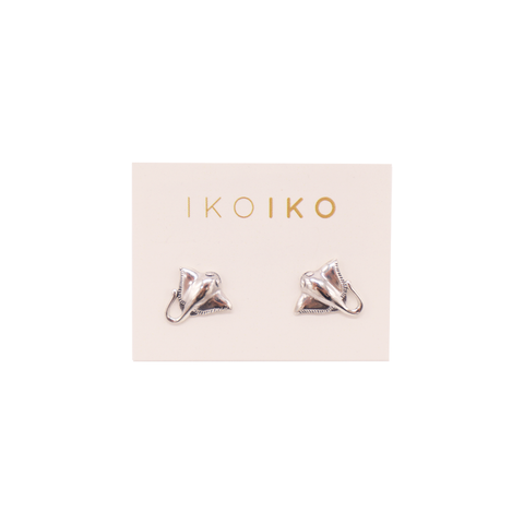 Iko Iko Studs Stingray Silver