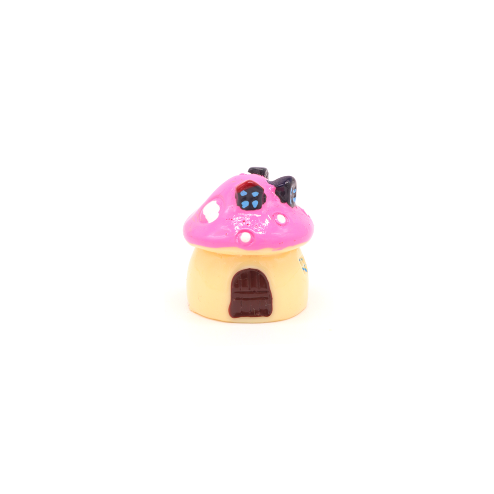 Miniature Pink Toadstool House