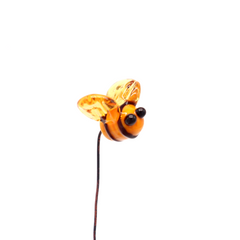 Rainey Designs Mini Glass Bee Stem