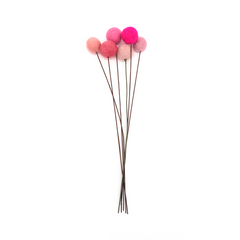 Felt Pom Pom Flower