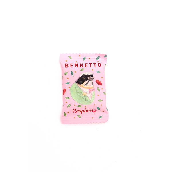 Bennetto Chocolate Truffle Square 8g Raspberry