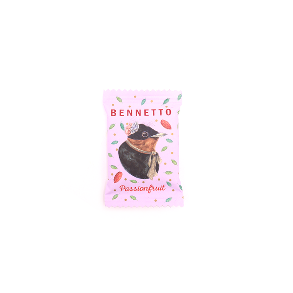 Bennetto Chocolate Truffle Square 8g Passionfruit